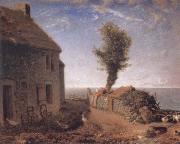 Jean Francois Millet End of the Hamlet of Gruchy china oil painting reproduction